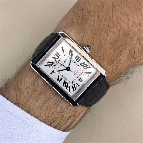 cartier tank solo automatic.